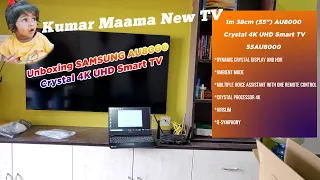 Unboxing SAMSUNG AU8000 Crystal 4K UHD Smart TV