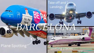 Barcelone El Prat Airport | BCN/LEBL | Plane Spotting | Spotting Positions, Landings/Take off (2024)