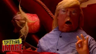 Trump’s Arsehole Tweets From Bed | Spitting Image