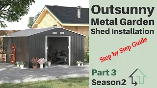 Furniture Installation | Outsunny Metal Garden Shed Assembling & Installation | Step by Step Guide