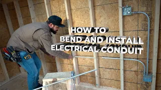 How to bend and install electrical conduit