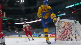 GOTTA SEE: Elmer Soderblom Goes Through The Legs To Score An Insane Goal | 2021 World Juniors