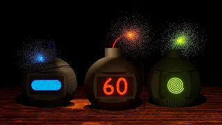 1 Minute Timer Bomb 💣  3D Timer
