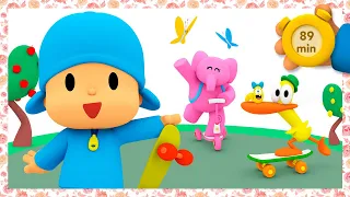 🌍 POCOYO AND NINA - Use The Bike 🚲 [89 min] ANIMATED CARTOON for Children |FULL episodes