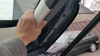 How To Remove 2013-2019 Ford Escape Rear Door Hatch Panel.