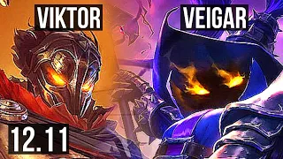 VIKTOR vs VEIGAR (MID) | 7/2/10, 300+ games | EUW Challenger | 12.11