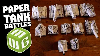 Play This Wargame For Less Than $1 | Paper Tank Battles! (by MWG Dave + his son)