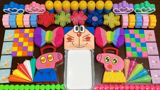 Relaxing with Peppa Pig & Doraemon & Piping bags! ASMR Mon Slime #1151