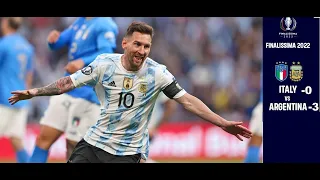 Argentina 3-0 Italy full Match goals & extended highlights - Finalissima 2022