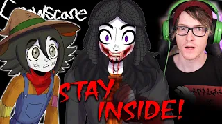 Warning DONT GO OUTSIDE AT NIGHT.. Crowscare - A cute horror game about a Scarecrow who wants a mom