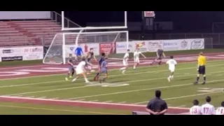 Pineville High School’s Ramez Zeidan with his first goal of the night vs Ouachita 11/15