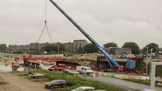 Timelapse verwijderen hulpbrug Gooiseweg