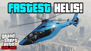 GTA 5 - Top 10 FASTEST HELICOPTERS For Top Speed In 2023