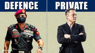 Which Is Better Defence vs Private Job