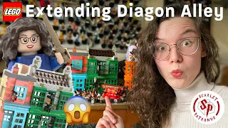 If LEGO won’t, we will have to do it ourselves Diagon Alley Extension - Scarlet Patronus MOC Review