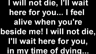 Three Days Grace - Time of Dying (lyrics)