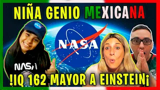 REACCION a la niña genio MEXICANA con IQ de 162 MAYOR QUE EINSTEIN 😱