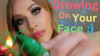 ASMR Drawing On Your Face In Class🖌💕 (layered sounds, personal attention)✨️