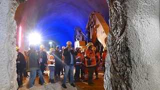 Tunnel breakthrough Ulm