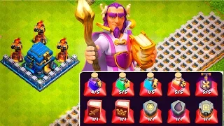 КРАХ! ЭТО КОНЕЦ? ПОТРАТИЛ ВСЕ ВОЛШЕБНЫЕ ПРЕДМЕТЫ +4 МОЛОТА! CLASH OF CLANS