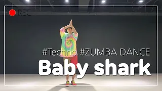 아기 상어 줌바 댄스 버전 Baby shark Techno ver. Zumba dance choreo 아이와 함께 하는 줌바