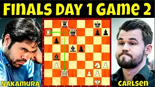 Matigas na RuyLopez Berlin!|| GM Nakamura vs. GM Carlsen || New in Chess 2021 Finals Day 1 Game 2