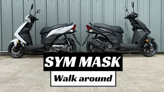 SYM Mask 50 & 125cc Scooter Walk around