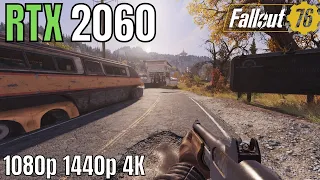 FALLOUT 76 RTX 2060 -THE RESULTS SURPRISED ME - 1080p 1440p 4K