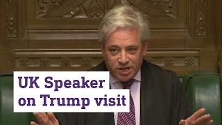 UK Speaker slams proposed Donald Trump state visit