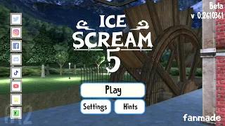 ICE SCREAM 5 LEAKED MENU AND MUSIC | A TWELVE | Fanmade