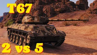 World of tanks T67 - 2,7 K Damage 8 Kills, wot replays