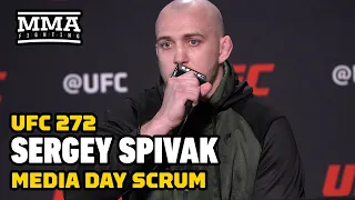 Sergey Spivak Hopes For Situation In Ukraine ’To Be Over Soon' | UFC 272 | MMA Fighting