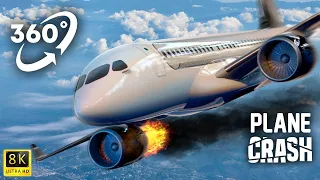 VR Plane Crash Experience in Virtual Reality 360 video