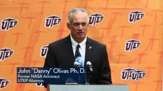 Former NASA Anstronaut Danny Olivas, UTEP Unite to Advance Space Research