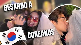 BESANDO A COREANOS | kiss or slap