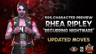 Character Preview: Rhea Ripley "Recurring Nightmare" Gameplay WITH Updated Moves! / WWE Champions 😺