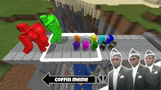 Coffin Meme "Among Us" Traps Edition Part 4 - Minecraft