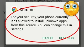 For your security your phone currently isn’t allowed to install unknown app, app not install problem