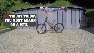 10 TRICKY TRICKS ON A MTB or DOWNHILL you Must LEARN😱