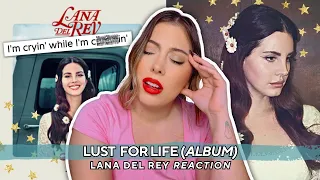 there's a lot happening in lana del rey's 'lust for life' 🌼❤️📀 lust for life album reaction | m&m