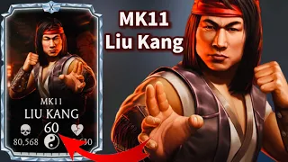 Max Fusion Level 60 MK11 Liu Kang FW Gameplay MK Mobile