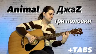 Animal ДжаZ - Три полоски (fingerstyle guitar cover) FREE TABS