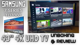 Samsung 43" 4K Unboxing & Review! TU7000 7 SERIES