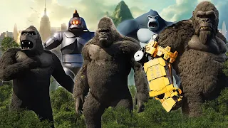 EVOLUTION of KING KONG: Size Comparison (1933-2024)