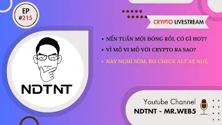 LIVESTREAM #215: Nến W mới vẫn khiến market mông lung. Bạn chọn LÊN hay XUỐNG?