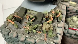 1:35 Khe Sanh battle, 1968, Vietnam war diorama