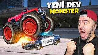 DÜNYANIN EN BÜYÜK DEV MONSTERI GELDI - GTA 5 MODS