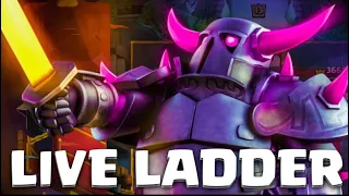 Live ladder push with Pekka bridge spam 7300 to 7400🏆