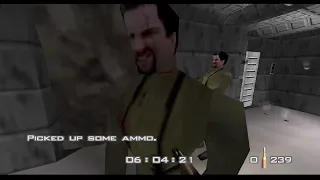 GoldenEye 007 N64 Walkthrough - Silo Hardmode - 00 Agent