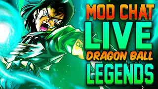 MOD CHAT SUNDAY! GOD RANK PVP GRIND, RAID! (Dragon Ball Legends)